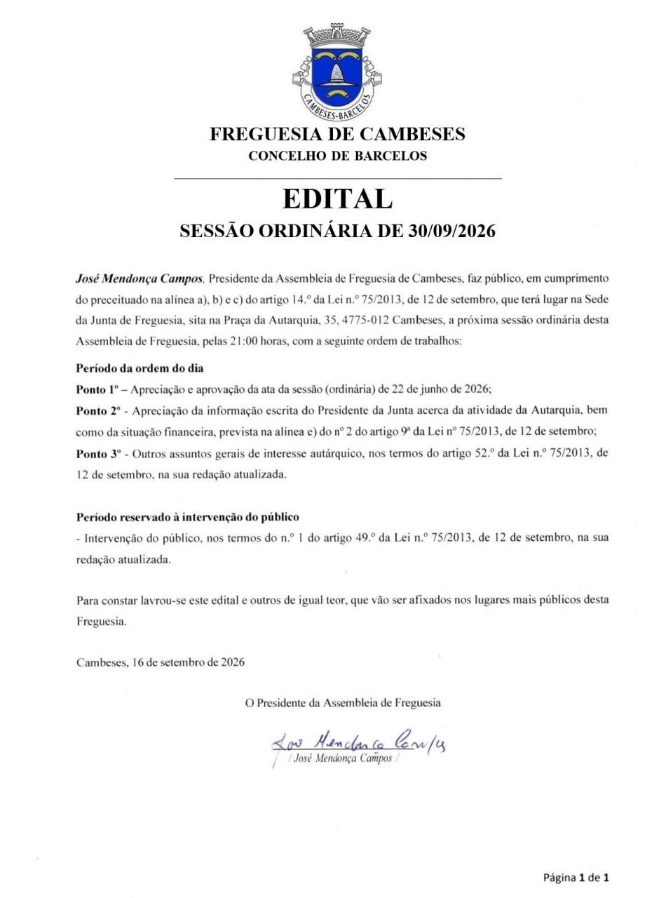 Assembleia de Freguesia