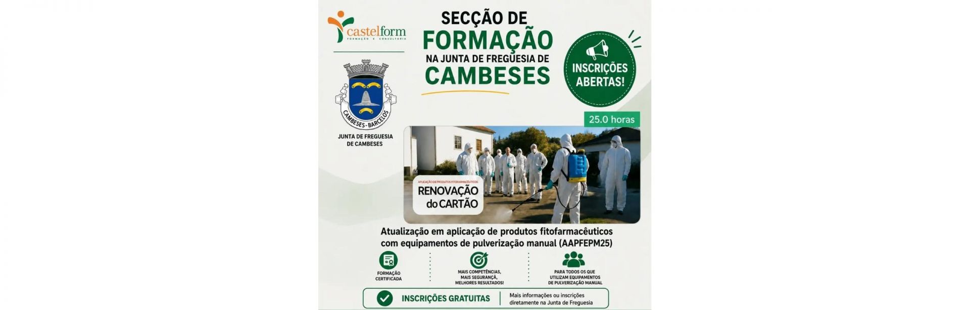 INSCRI&Ccedil;&Otilde;ES ABERTAS